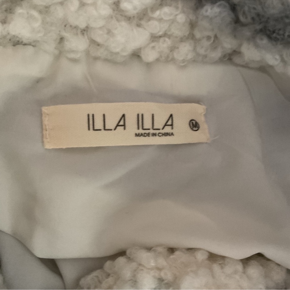 ILLA ILLA Cream and Tan Teddy Jacket - Picture 3 of 5